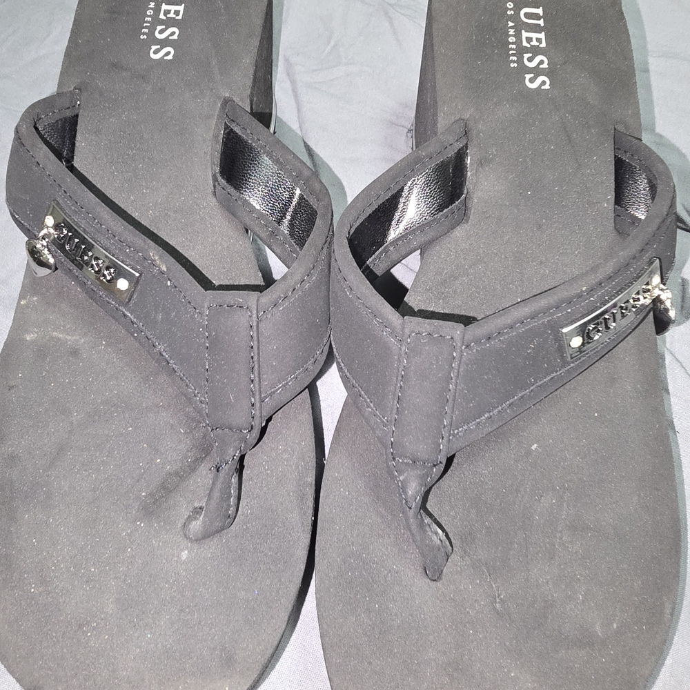 GUESS Women's Black Sandals